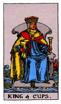 ¡ΰ - Rider Waite Tarot - ʥ - King Of Cups