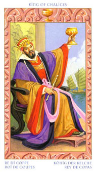 ֮ - Tarot of the Journey to the Orient - ʥ - King Of Cups