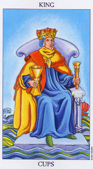 ΰ - Radiant Rider-Waite Tarot - ʥ - King Of Cups