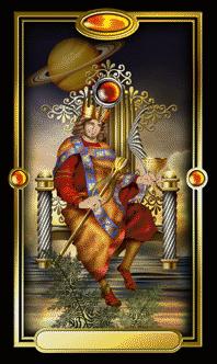 Ѥ - Gilded Tarot - ʥ - King Of Cups