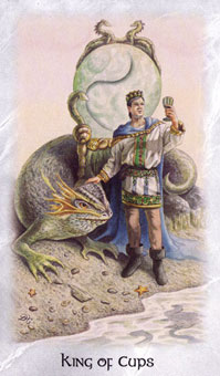  - The Celtic Dragon Tarot - ʥ - King Of Cups