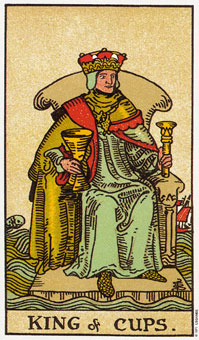 ԭʼΰ - Original Rider-Waite Tarot - ʥ - King Of Cups