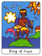  - African Tarot - ʥ - King Of Cups