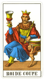 1JJʿ1974 - 1JJ Swiss Tarot 1974 - ʥ - King Of Cups