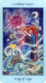  - Celestial Tarot - ʥ - King Of Cups