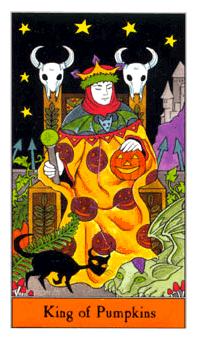 ʥ - Halloween Tarot - Ǯҹ - King Of Pentacles