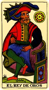  - Marseilles Tarot - Ǯҹ - King Of Pentacles