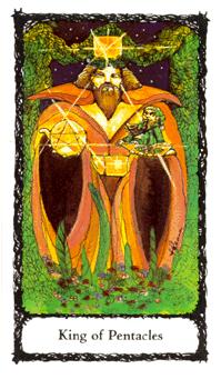 ʥõ - Sacred Rose Tarot - Ǯҹ - King Of Pentacles