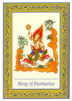 ̩ʼ - Royal Thai Tarot - Ǯҹ - King Of Pentacles