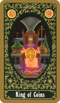  - Russian Tarot - Ǯҹ - King Of Pentacles