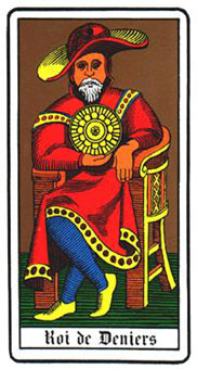 ˹ - Oswald Wirth Tarot - Ǯҹ - King Of Pentacles