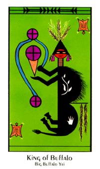 ʥ - Santa Fe Tarot - Ǯҹ - King Of Pentacles