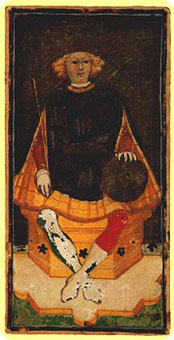 ˹ - Visconti Sforza Tarot - Ǯҹ - King Of Pentacles