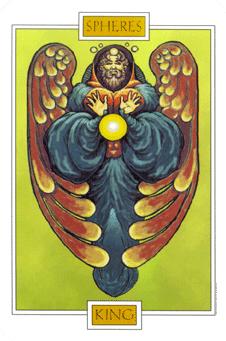  - Winged Spirit Tarot - Ǯҹ - King Of Pentacles
