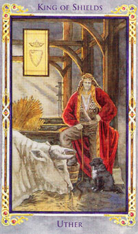 ɪ - Legend Arthurian Tarot - Ǯҹ - King Of Pentacles