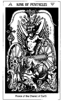 ʿ - The Hermetic Tarot - Ǯҹ - King Of Pentacles