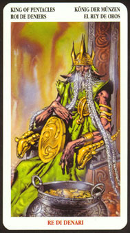  - Celtic Tarot - Ǯҹ - King Of Pentacles