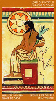 ³ - Etruscan Tarot - Ǯҹ - King Of Pentacles