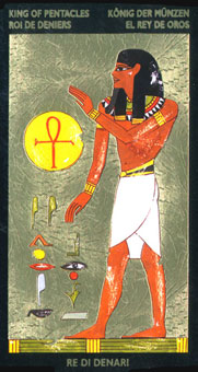  - Nefertaris Tarot - Ǯҹ - King Of Pentacles