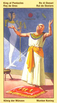 ˹ - Ramses Tarot of Eternity - Ǯҹ - King Of Pentacles