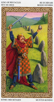 ³ - Tarot of Druids - Ǯҹ - King Of Pentacles