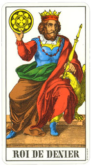 1JJʿ1974 - 1JJ Swiss Tarot 1974 - Ǯҹ - King Of Pentacles