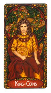  - Art Nouveau Tarot - Ǯҹ - King Of Pentacles