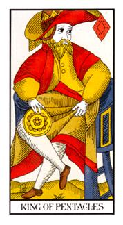 ʹ - Angel Tarot - Ǯҹ - King Of Pentacles