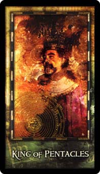 Ϲ - Archeon Tarot - Ǯҹ - King Of Pentacles