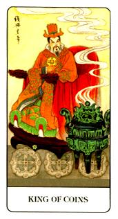 й - Chinese Tarot - Ǯҹ - King Of Pentacles