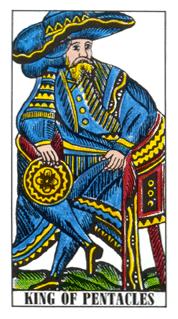  - Classic Tarot - Ǯҹ - King Of Pentacles