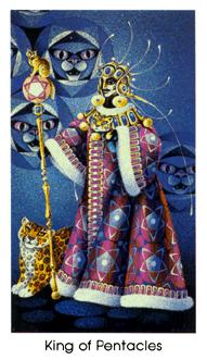 è - Cat People Tarot - Ǯҹ - King Of Pentacles