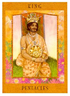 Ů - Goddess Tarot - Ǯҹ - King Of Pentacles