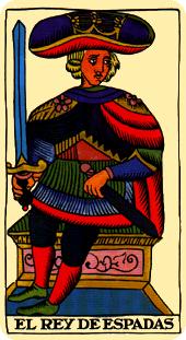  - Marseilles Tarot -  - King Of Swords