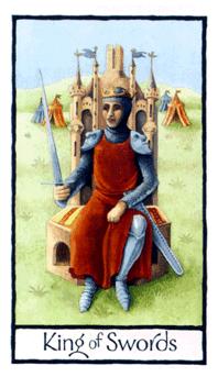 Ӣʼ - Old English Tarot -  - King Of Swords