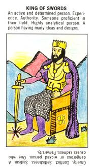 ѧ - Starter Tarot -  - King Of Swords