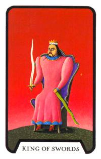 Ů - Tarot of the Witches -  - King Of Swords