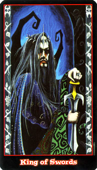 Ѫ - Vampire Tarot -  - King Of Swords