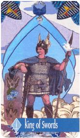 ÷ - Zerner Farber Tarot -  - King Of Swords