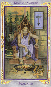 ɪ - Legend Arthurian Tarot -  - King Of Swords