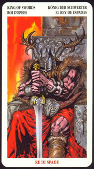  - Celtic Tarot -  - King Of Swords