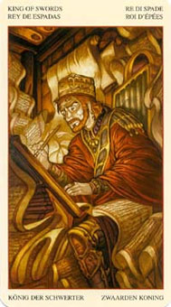 ɯ - Mona Lisa Tarot -  - King Of Swords