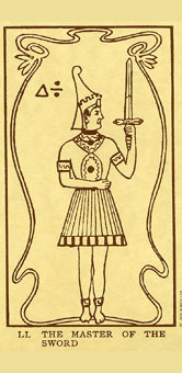 ˣUSG - Egyptian Tarot -  - King Of Swords