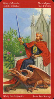  - Dragons Tarot -  - King Of Swords