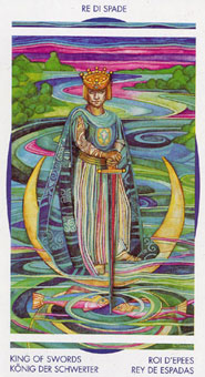 ˮ - Crystal Tarot -  - King Of Swords