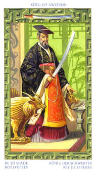 ֮ - Tarot of the Journey to the Orient -  - King Of Swords