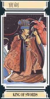  - Golden Dragon Tarot -  - King Of Swords