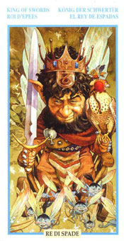 ƽ - Tarots Of The Golden Dawnt -  - King Of Swords