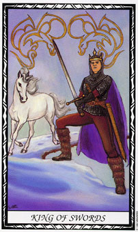  - Unicorn Tarot -  - King Of Swords