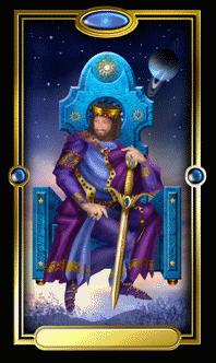 Ѥ - Gilded Tarot -  - King Of Swords